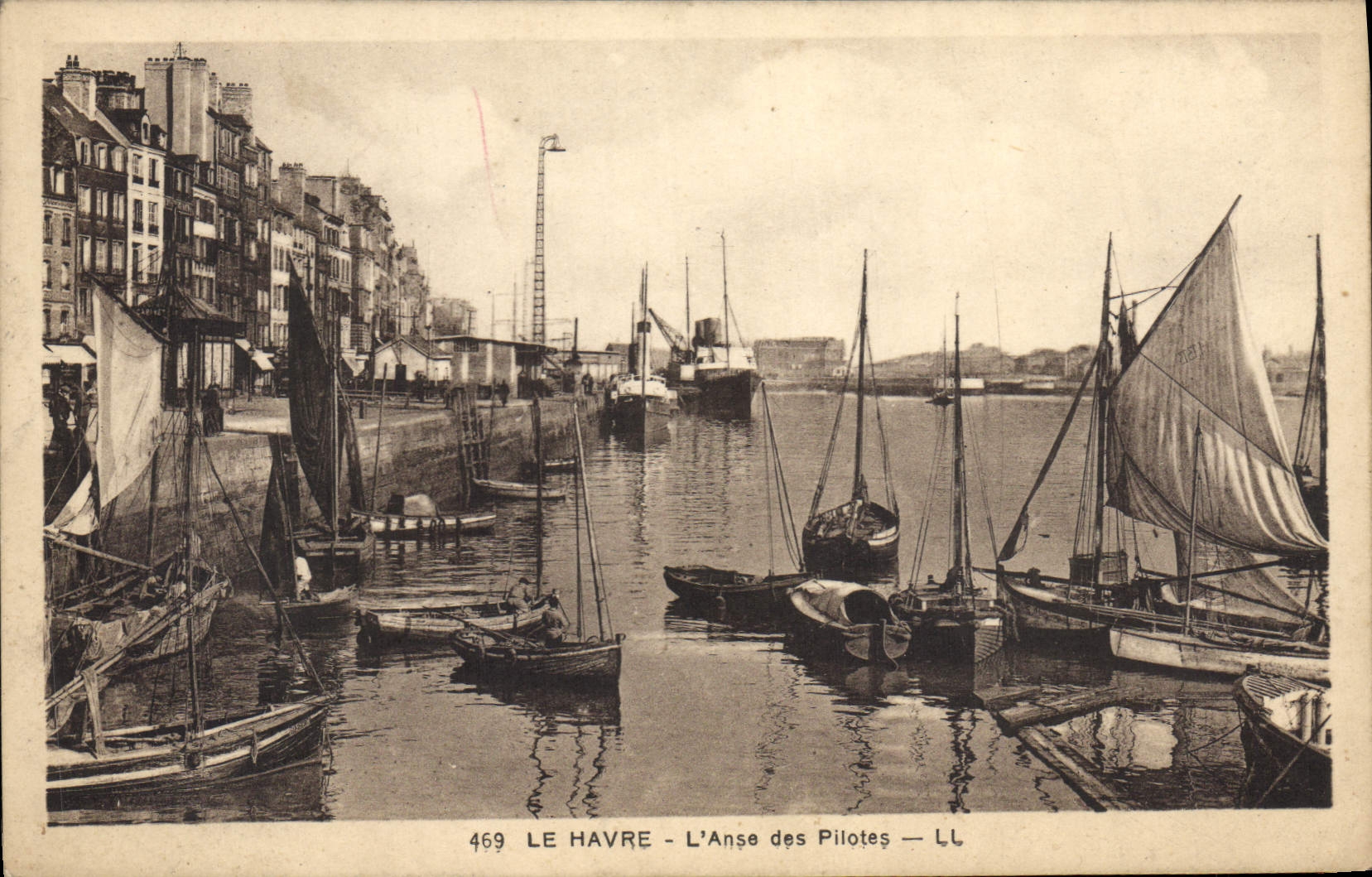CPA Le Havre L'Anse Des Pilotes