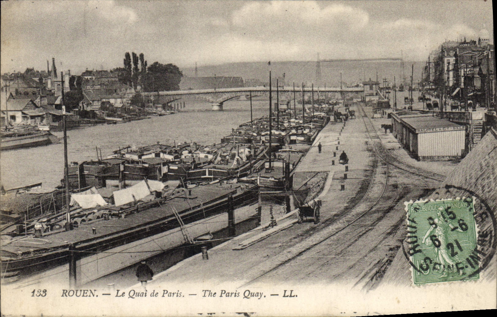 CPA Rouen Le Quai De Paris