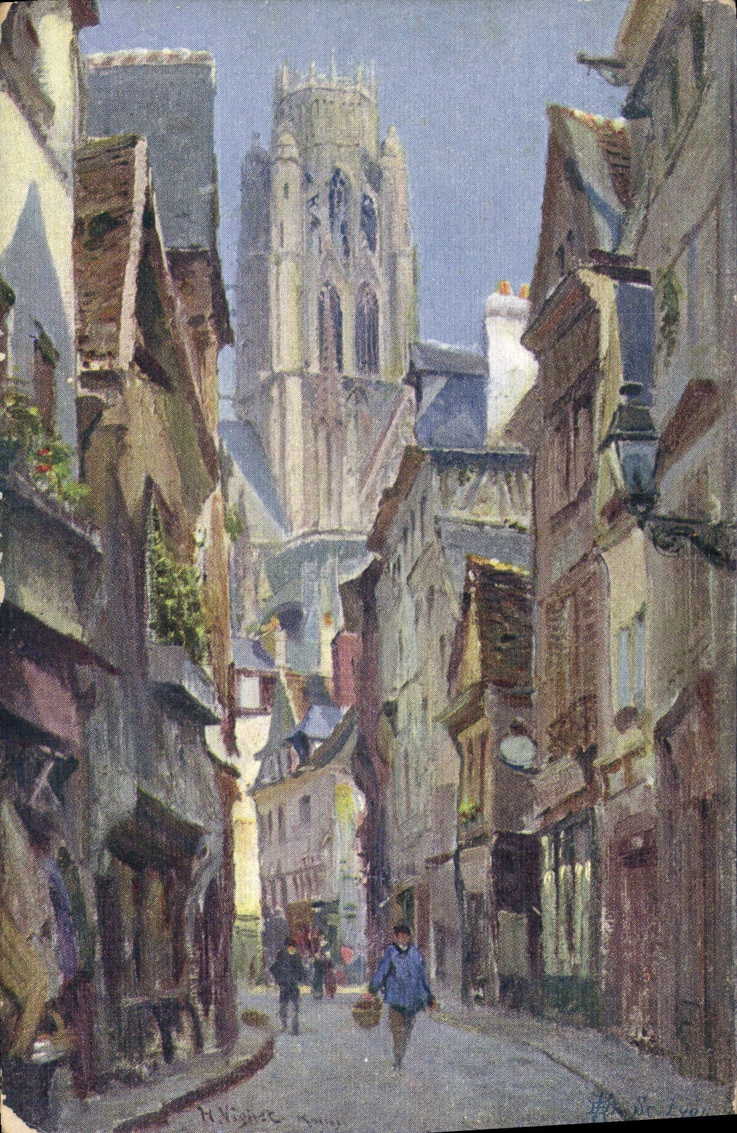 CPA Rouen Rue Damiette
