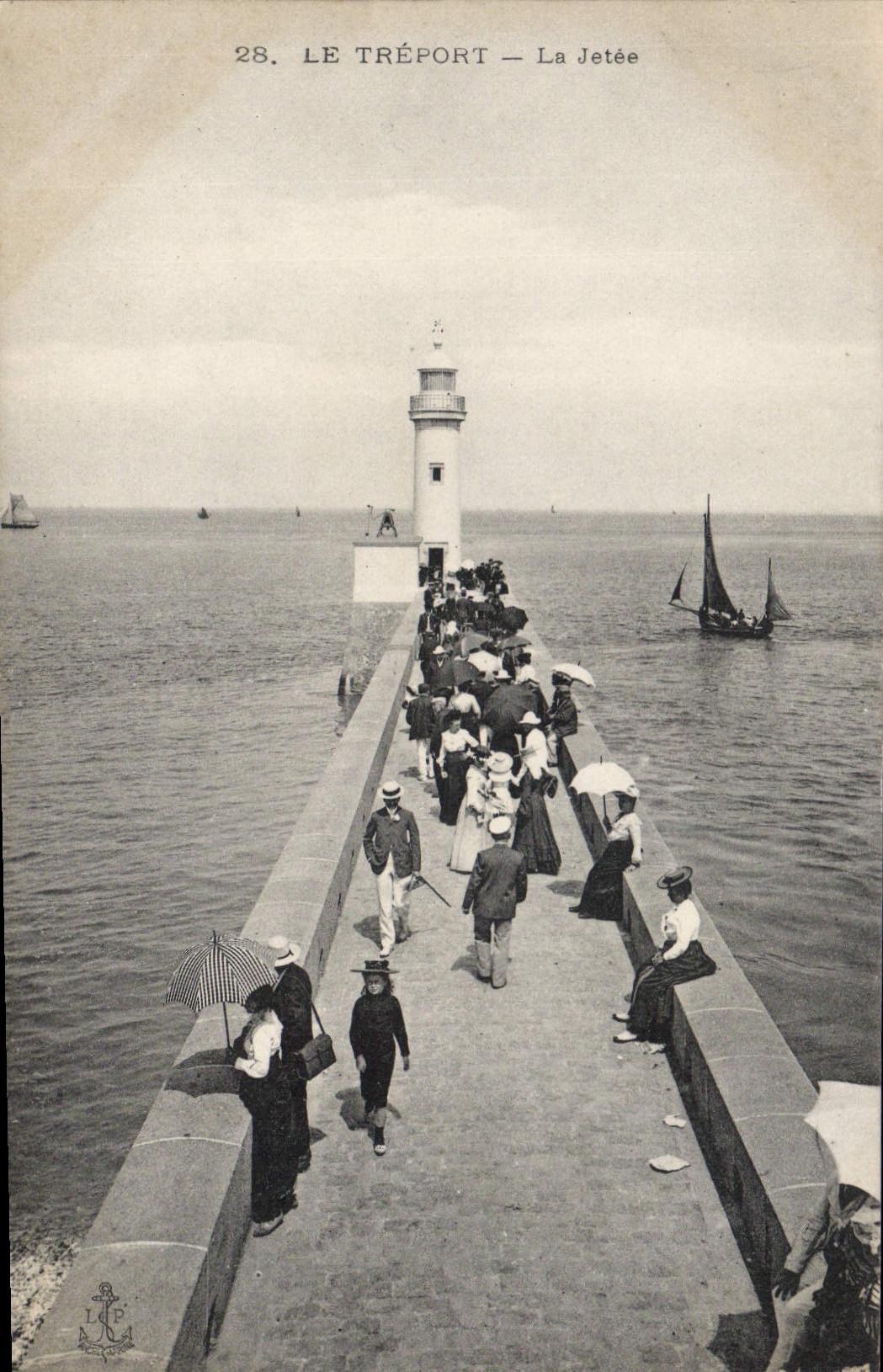CPA Le Treport La Jetee