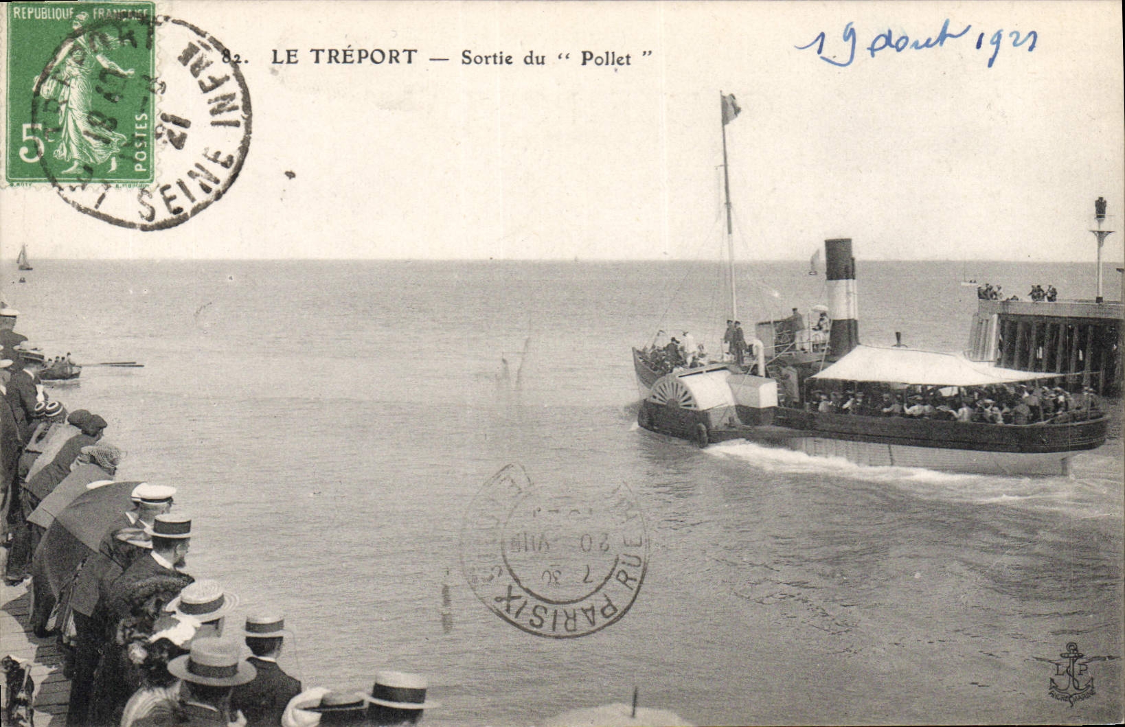 CPA Le Treport Sortie Du bateau Pollet