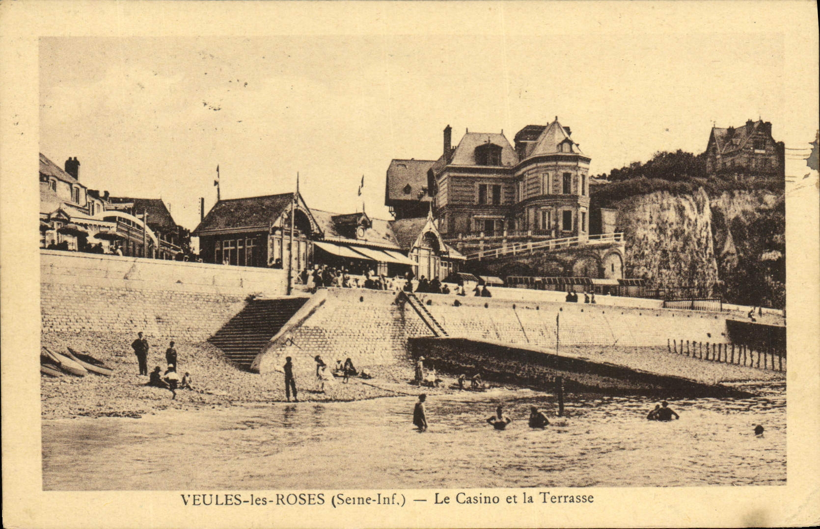 CPA Veules Les Roses Le Casino Et La Terrasse