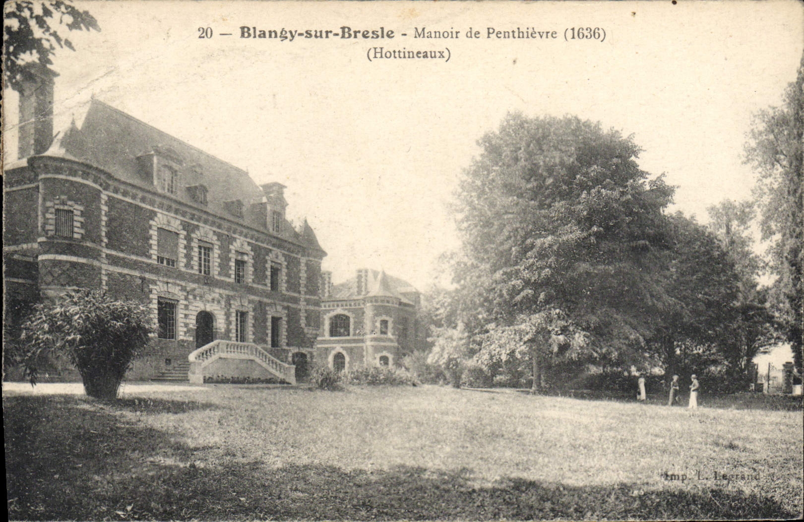 CPA Blangy Sur Bresle Manoir De Penthievre 1636 Hottineaux