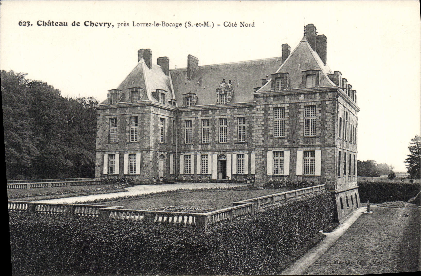 CPA Chateau De Chevry Pres Lorrez Le Bocage