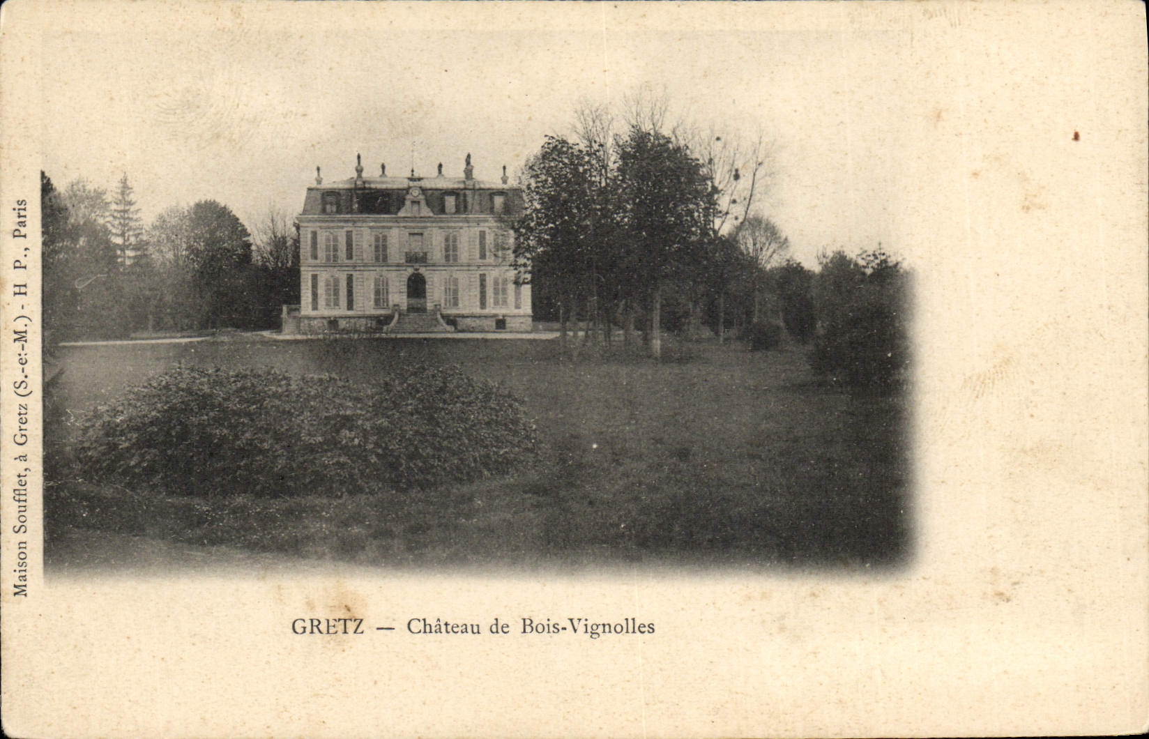 CPA Gretz Chateau De Bois Vignolles