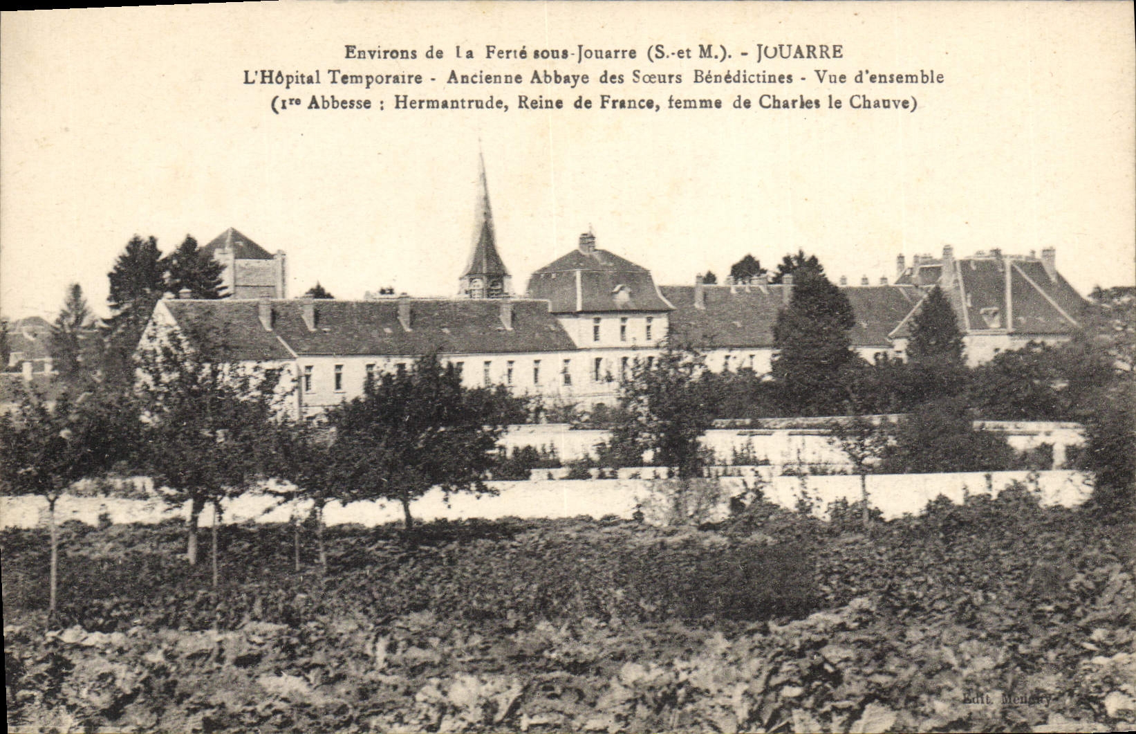 CPA Jouarre L'Hopital Temporaire Ancienne