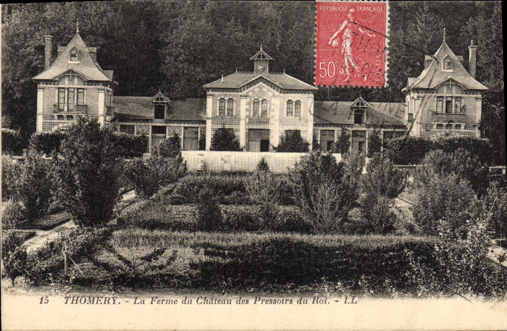 CPA Thomery La Ferme Du Chateau Des Pressoirs Du Roi
