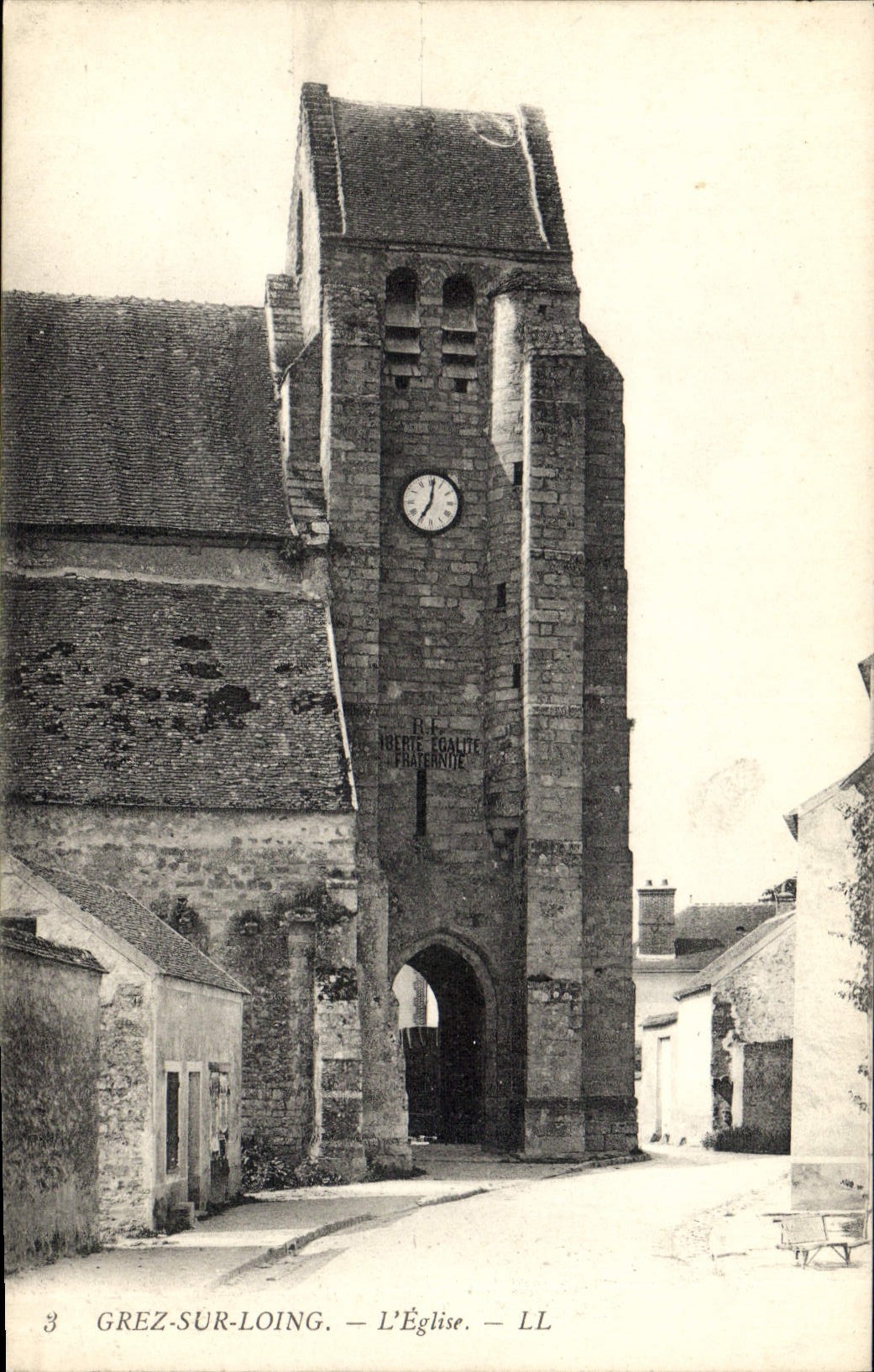 CPA Grez Sur Loing L'Eglise