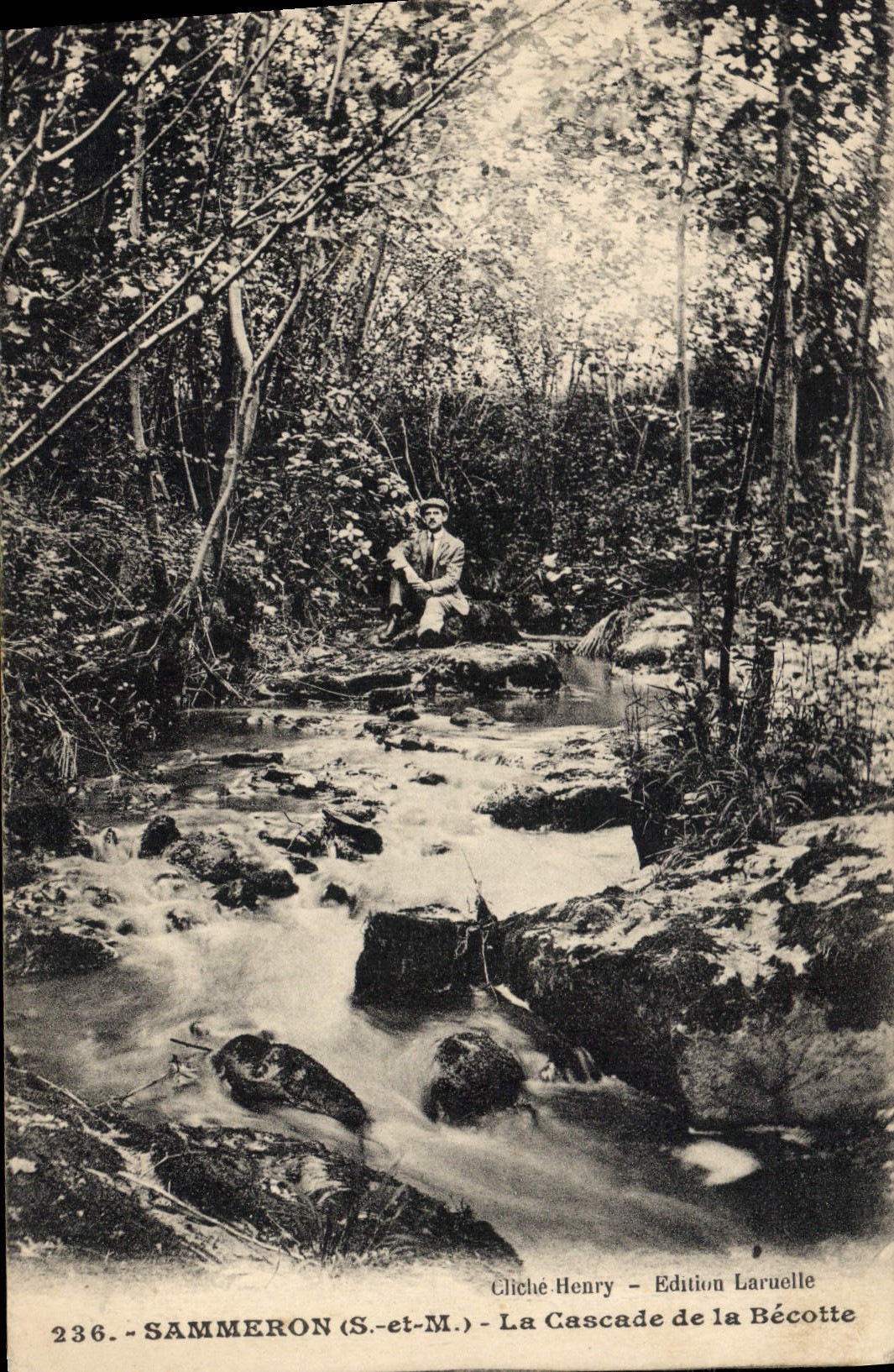 CPA Sammeron La Cascade De la Becotte