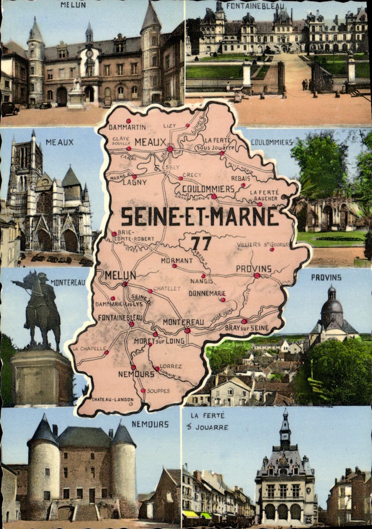 CPSM Seine Et Marne