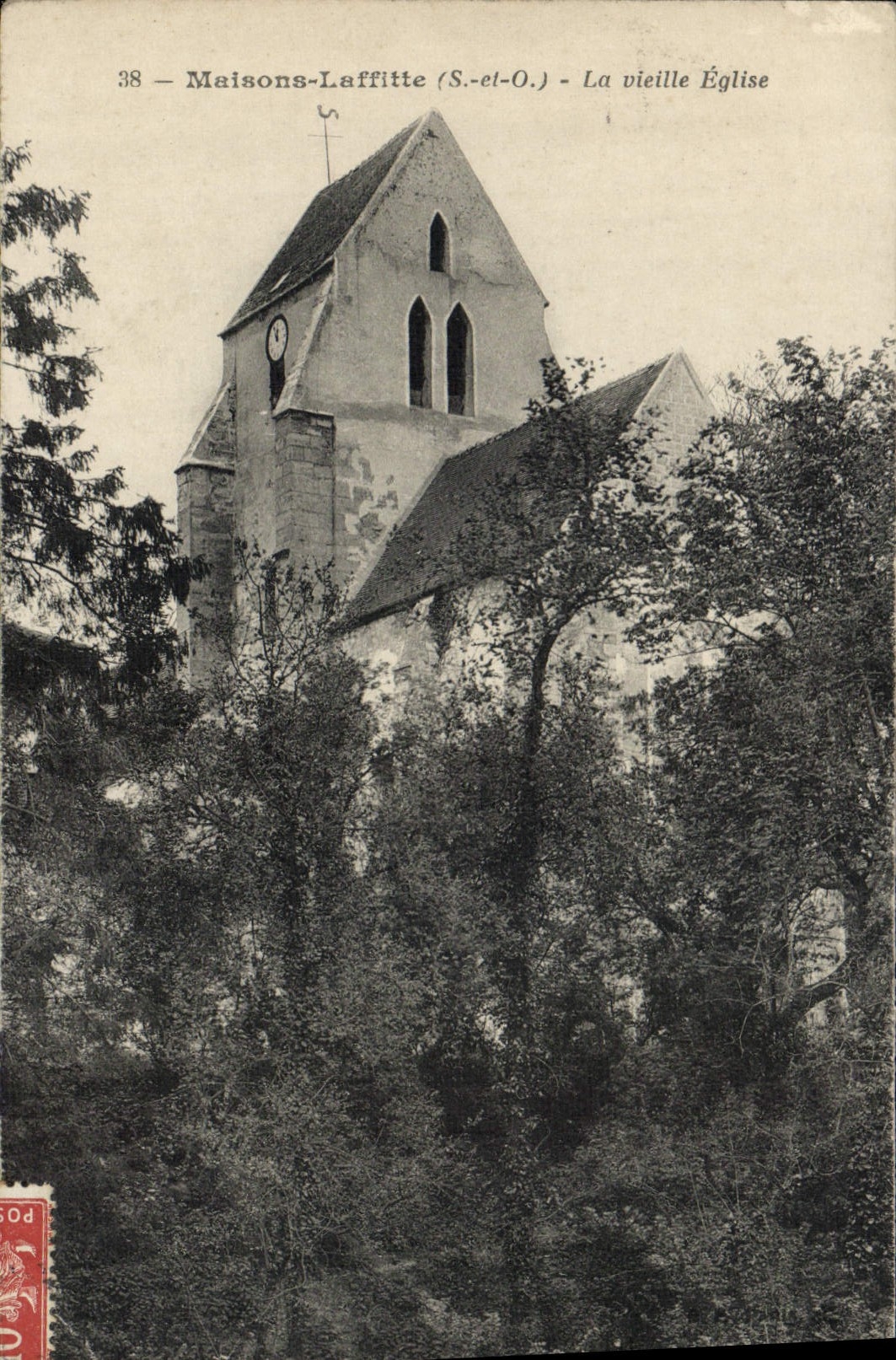CPA Maisons Laffitte La Vieille Eglise