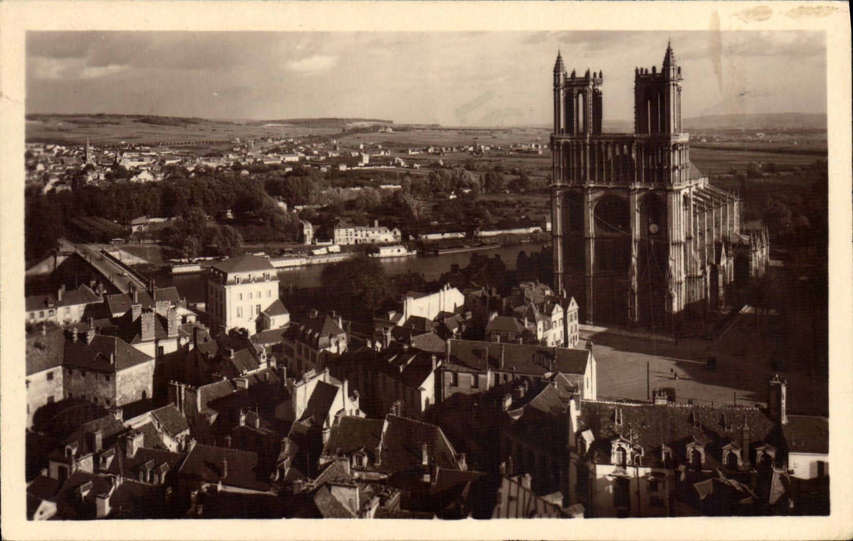 CPA Mantes Gassicourt Vue Generale