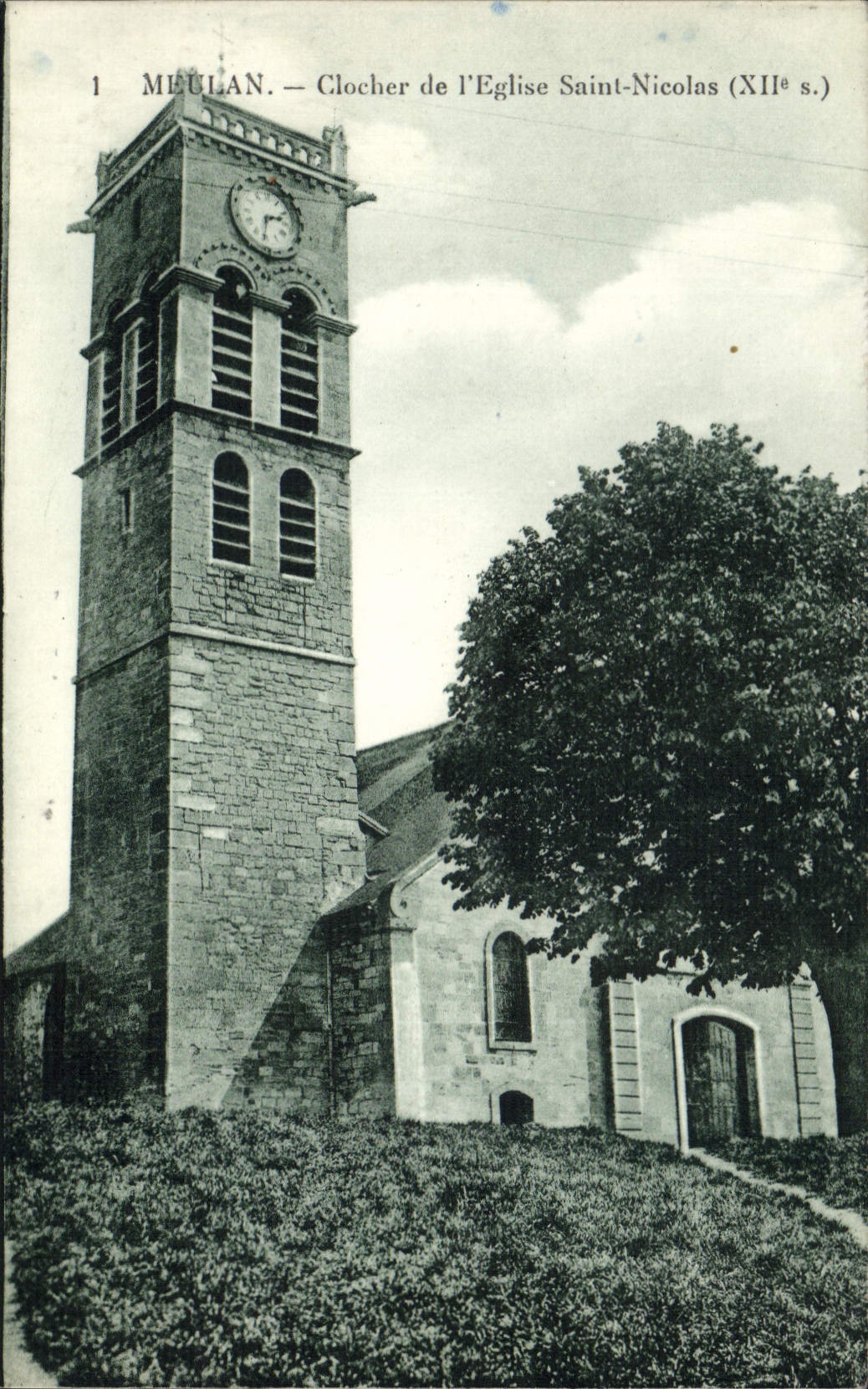CPA Meulan Clocher De I'Eglise Saint Nicolas