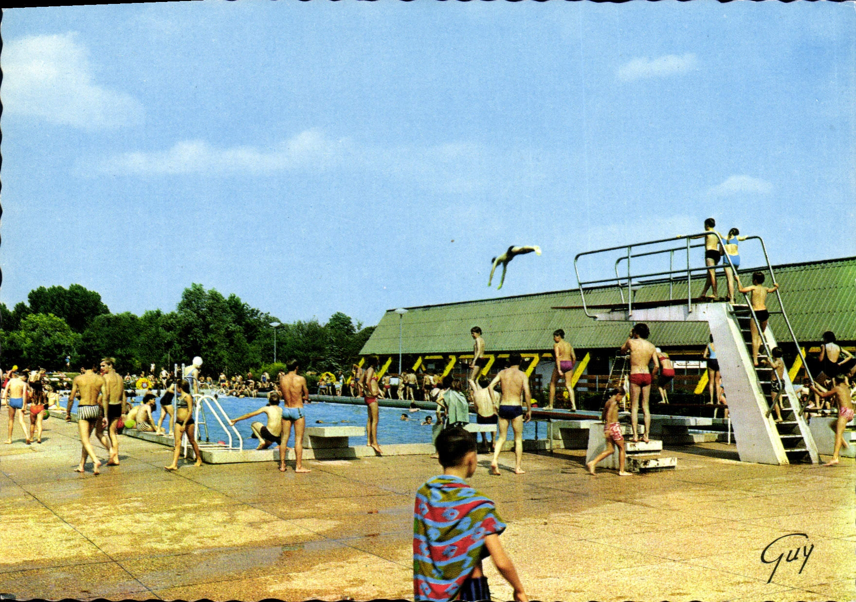 CPSM Poissy La Piscine