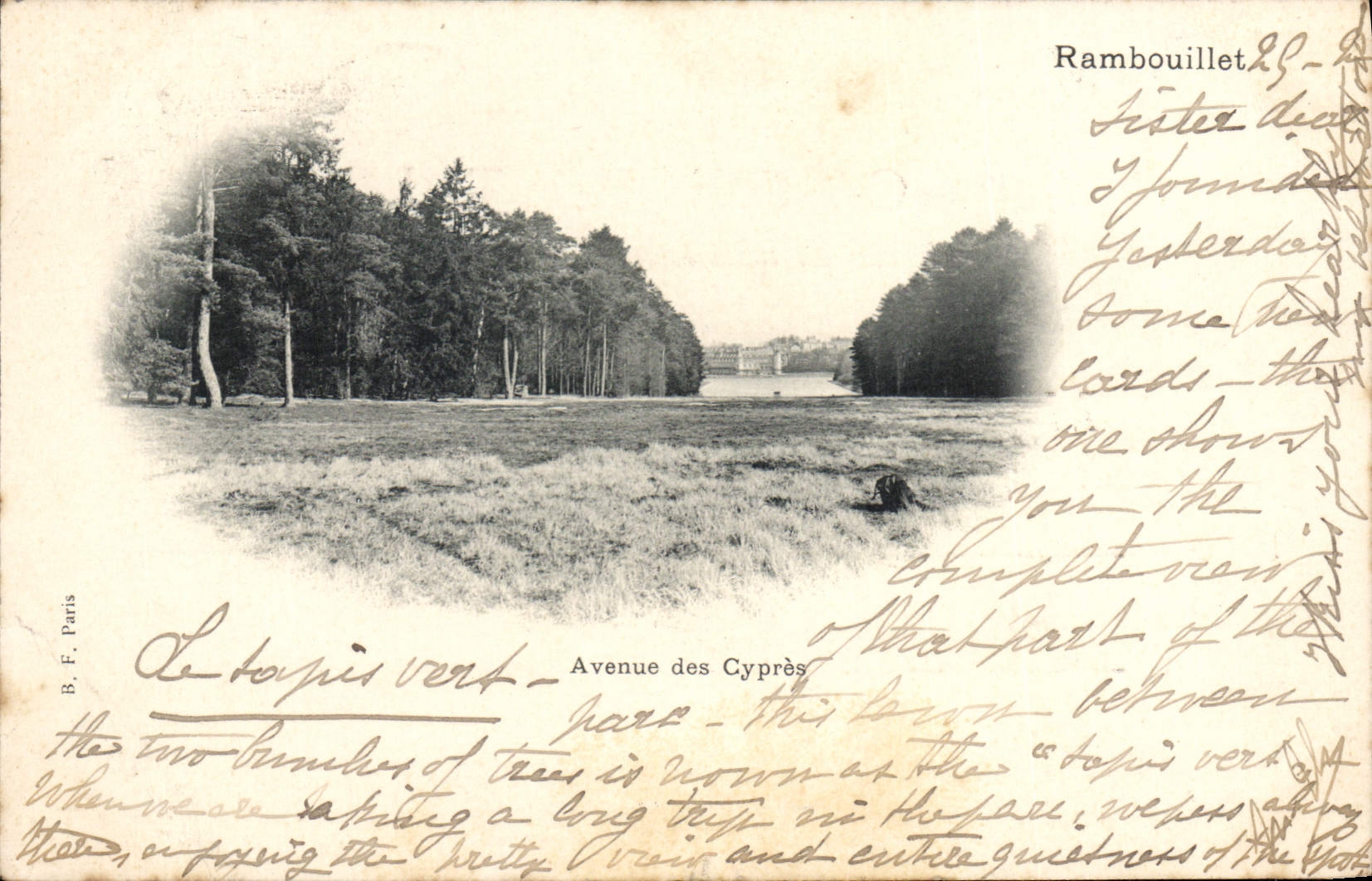 CPA Rambouillet Avenue Des Cypres