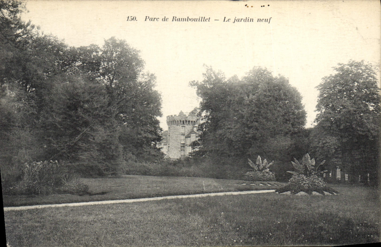 CPA Rambouillet Le Jardin Neuf Parc