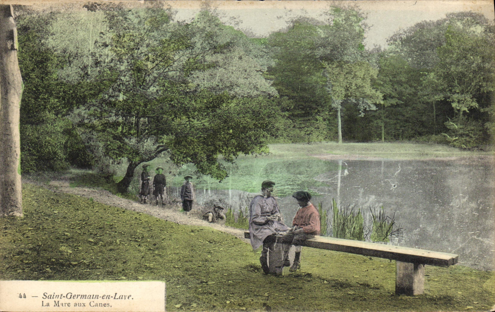 CPA St Germain En Laye La Mare Aux Canes