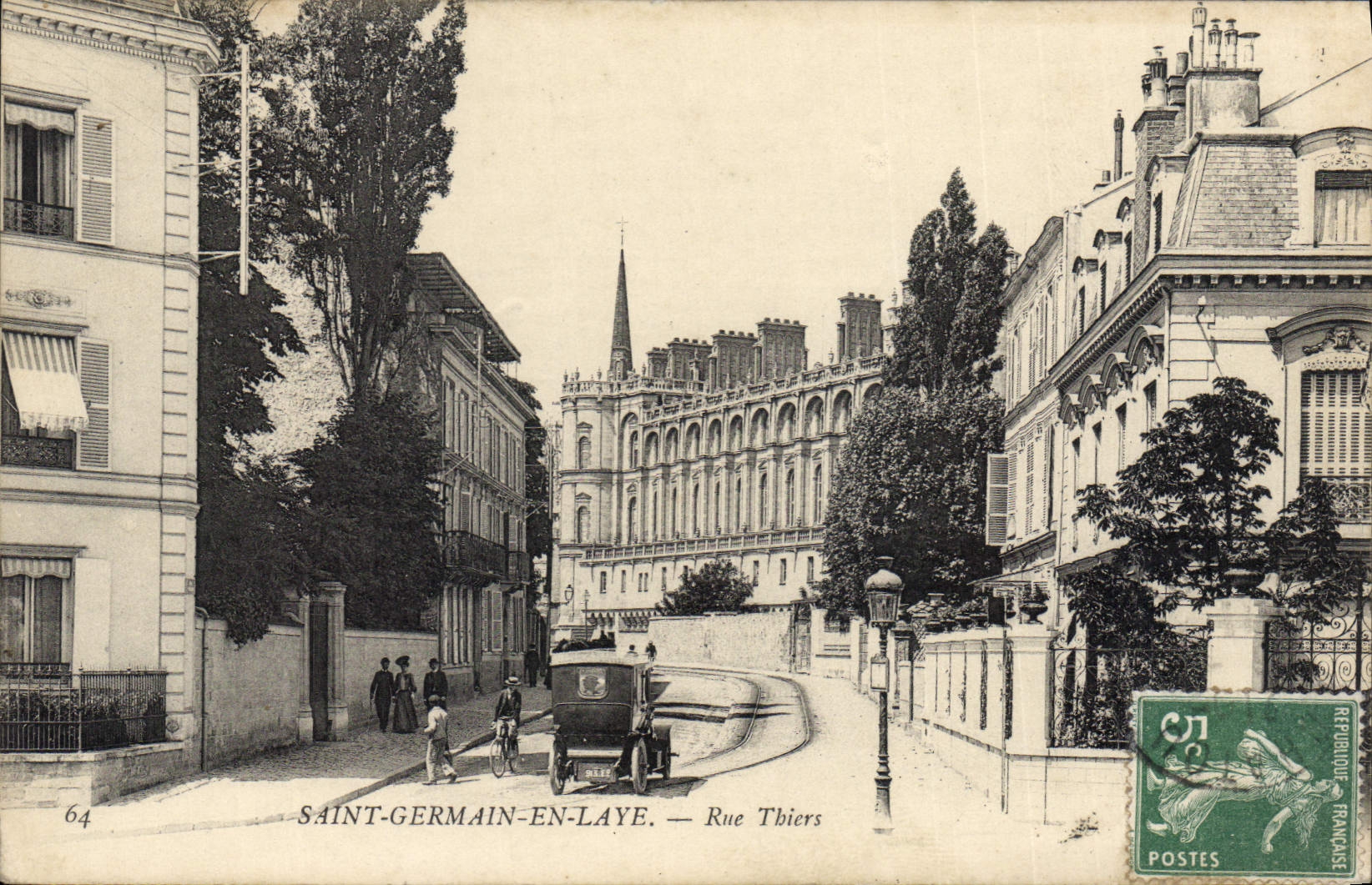 CPA St Germain En Laye Rue Thiers