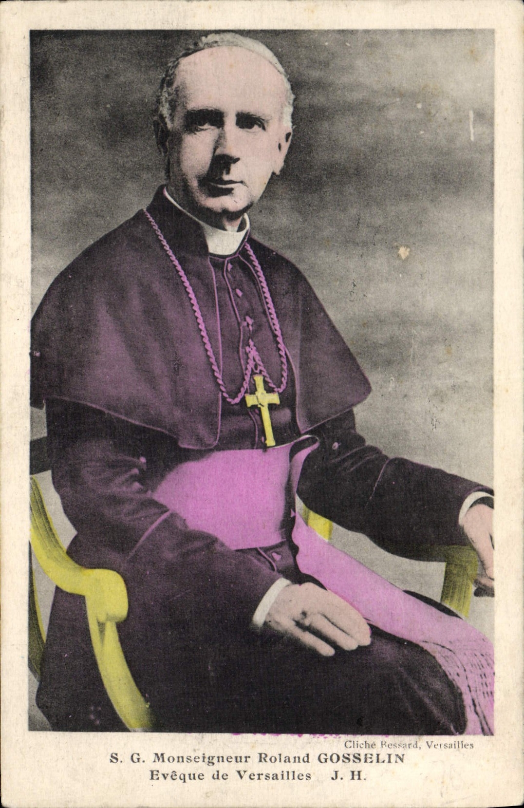 CPA Versailles Monseigneur Roland Gosselin evêque de versailles