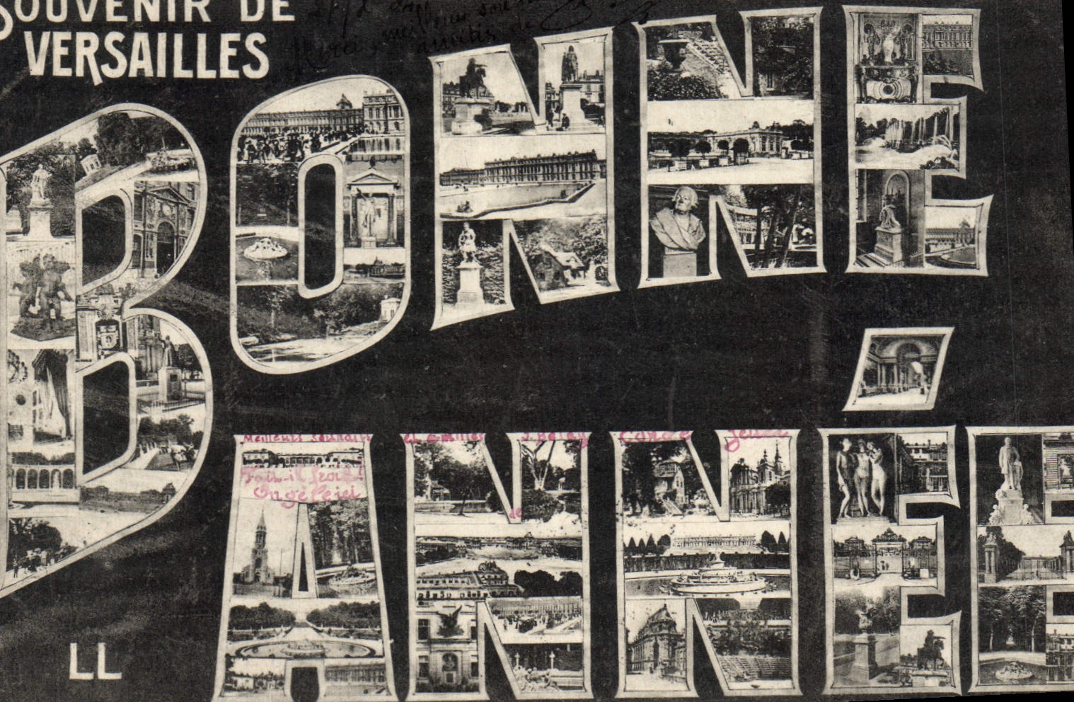 CPA Versailles bonne année