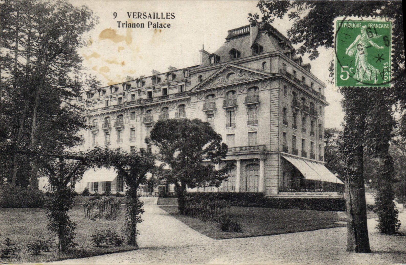 CPA Versailles Trianon Palace