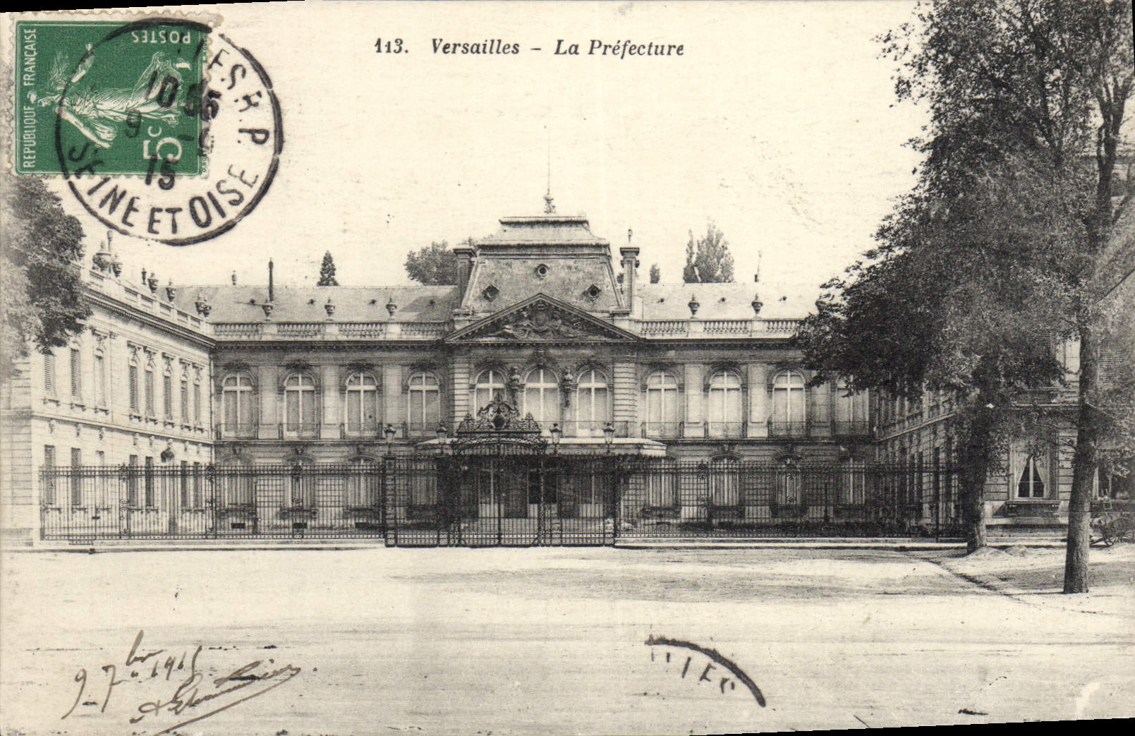 CPA Versailles La Prefecture