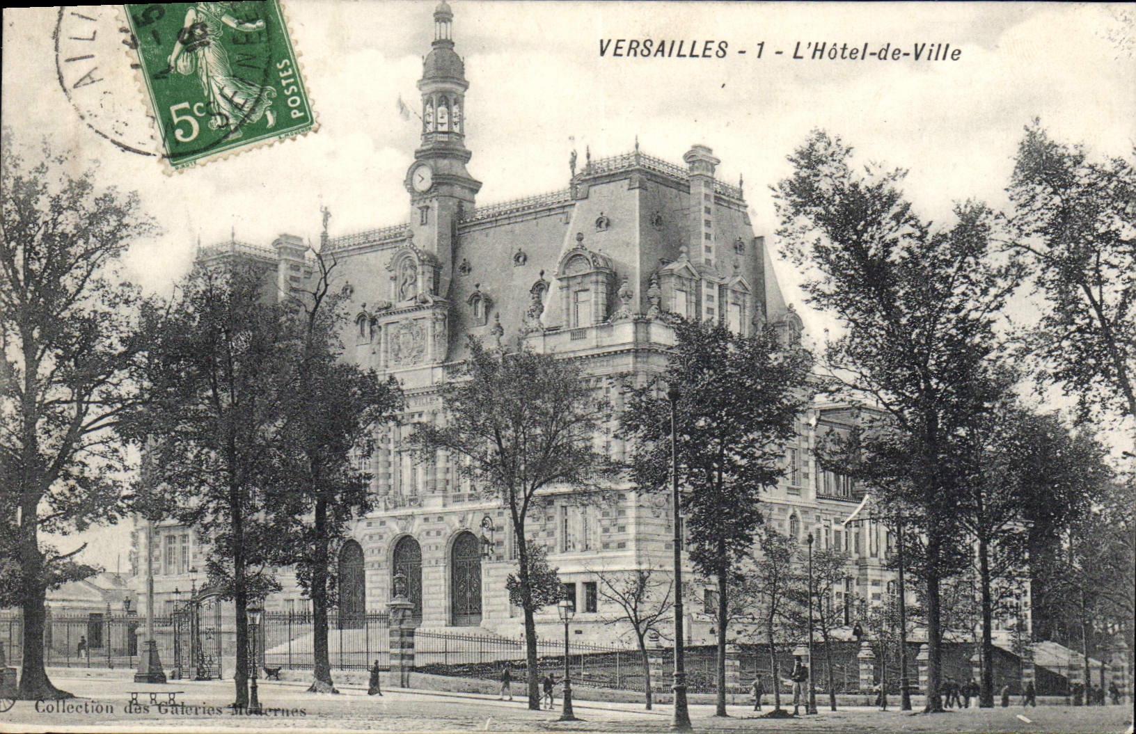 CPA Versailles L'Hotel De Ville