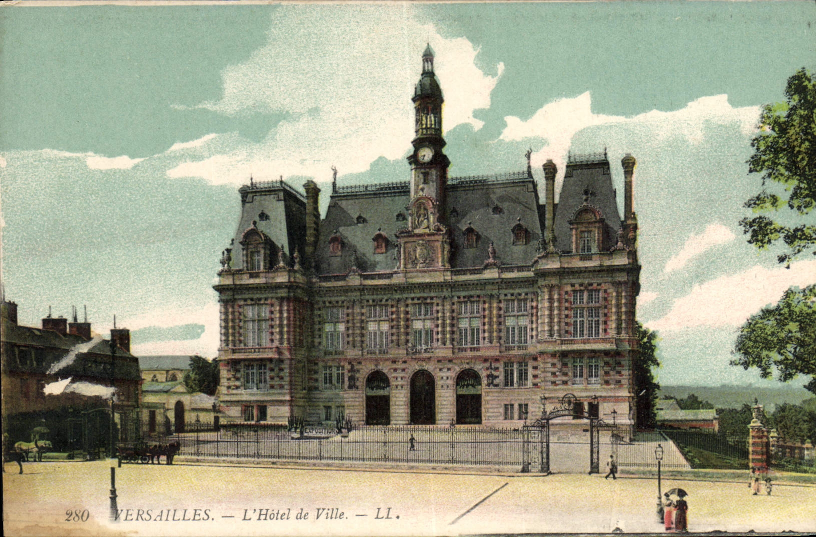 CPA Versailles L'Hotel De Ville