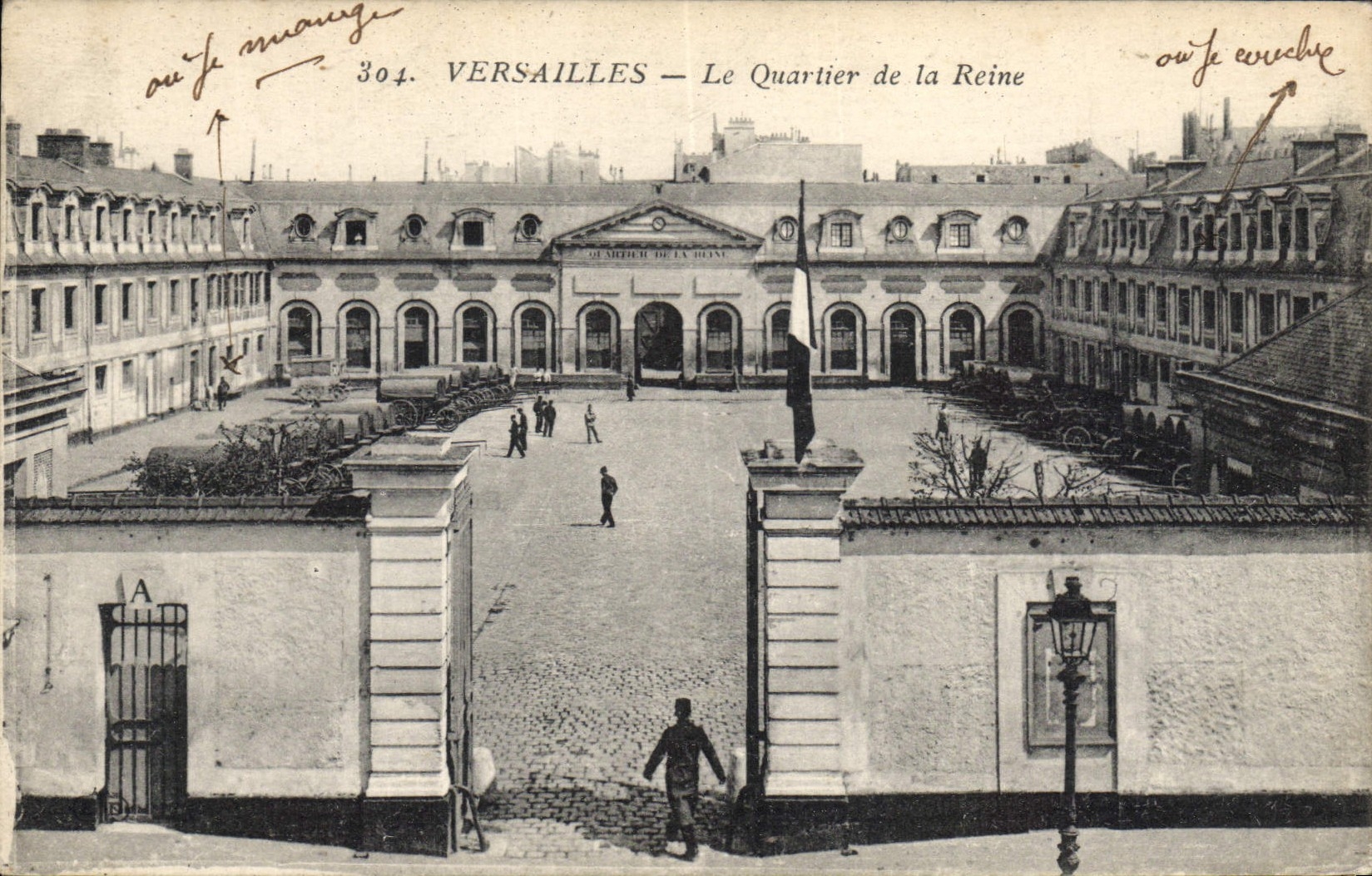 CPA Versailles Le Quartier De La Reine
