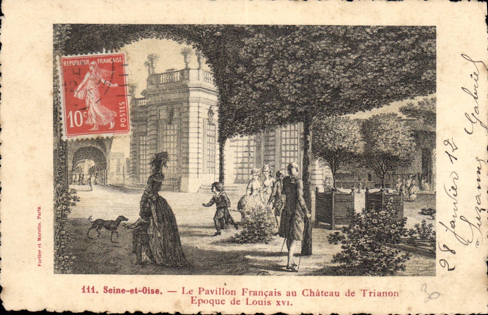 CPA Seine Et Oise Le Pavillon Francais Au Chateau De Trianon