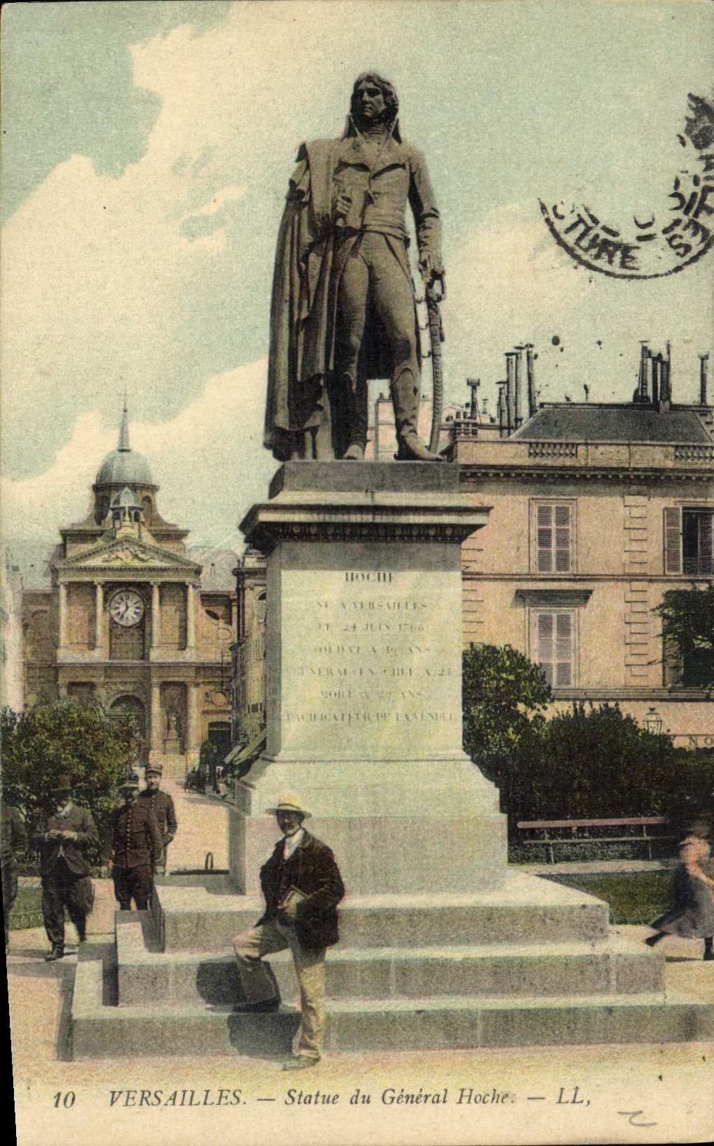 CPA Versailles Statue Du General Hoche