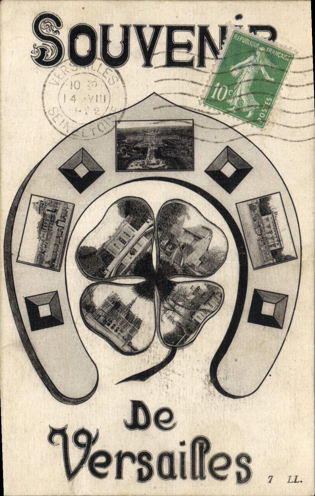 CPA Versailles souvenir