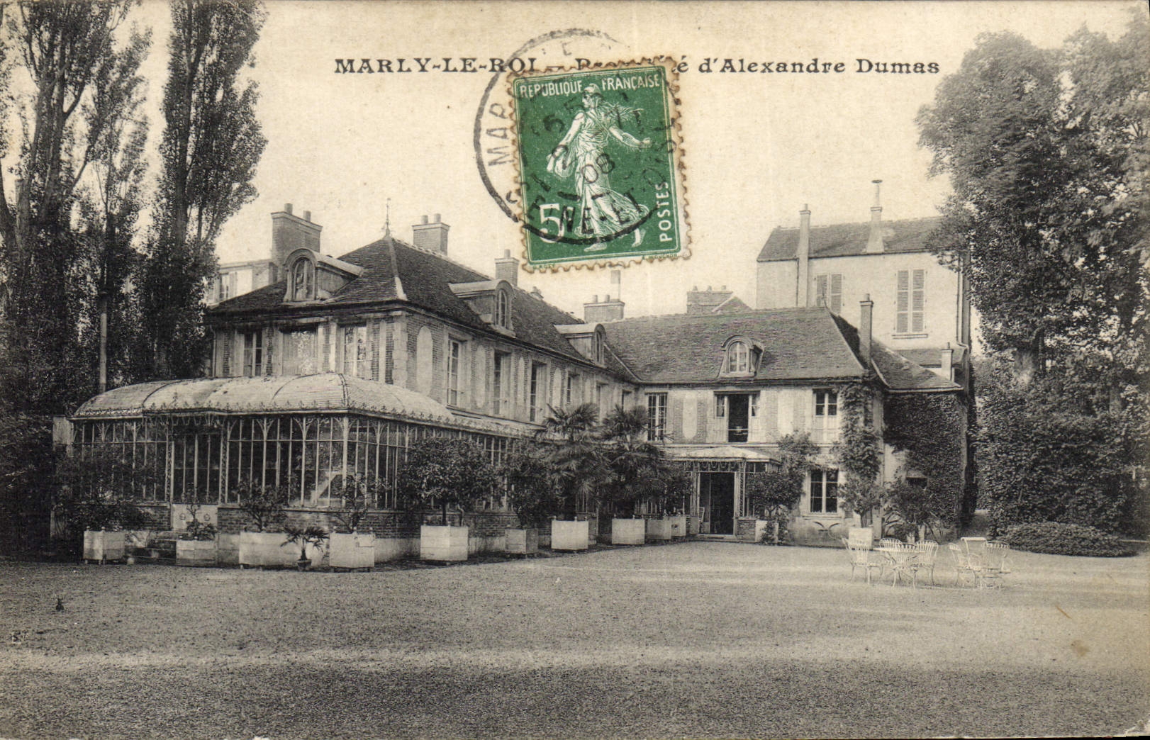 CPA Marly Le Roi D'Alexandre Dumas