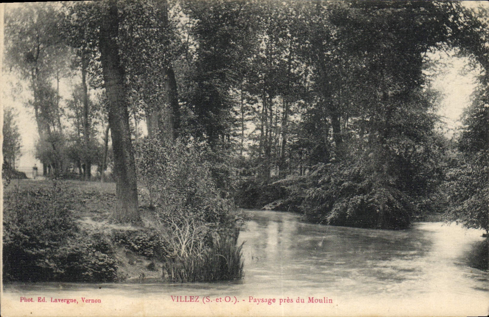 CPA Villez Paysage Pres Du Moulin