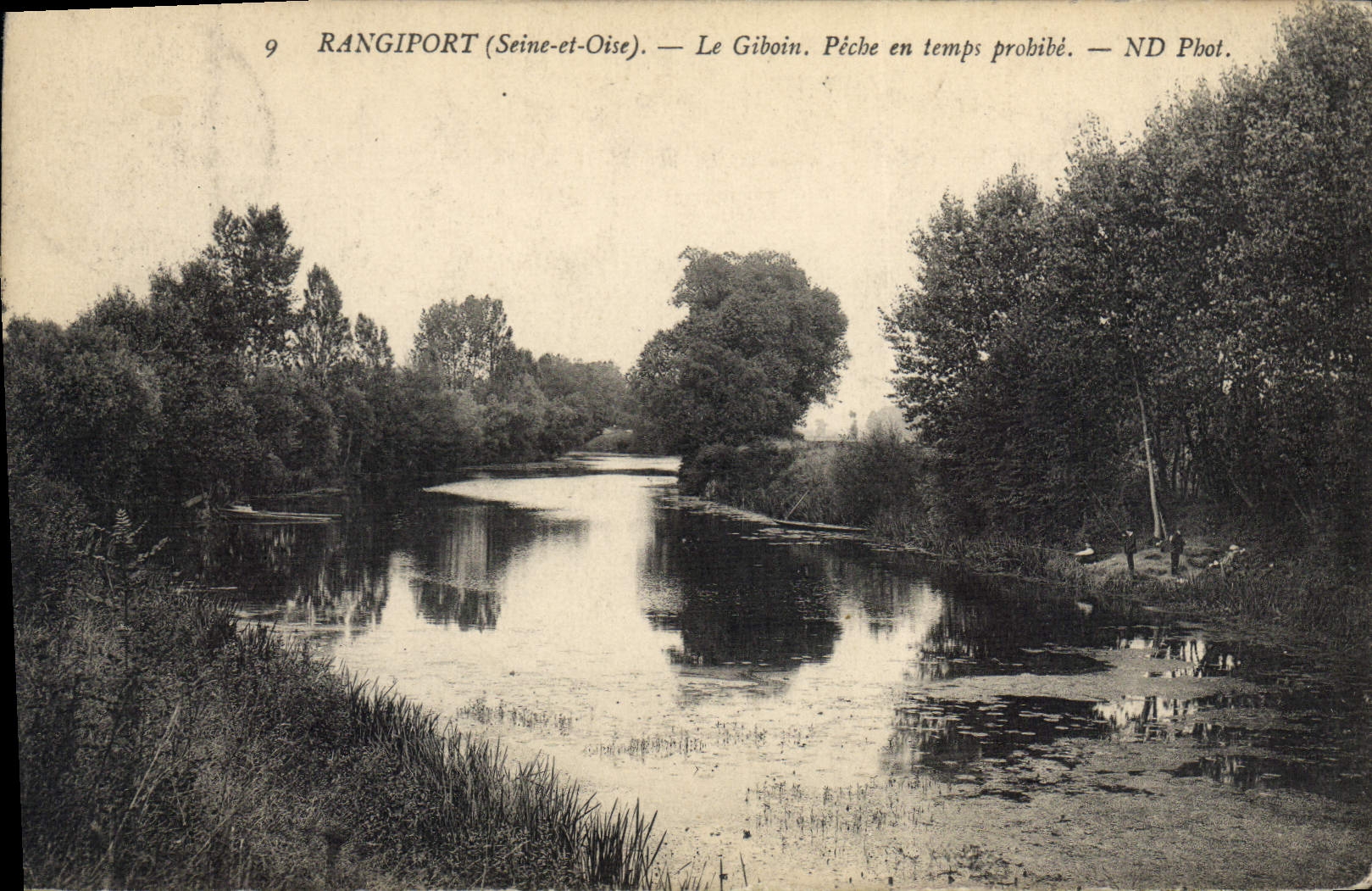 CPA Rangiport Le Giboin Pêche En Temps prohibé