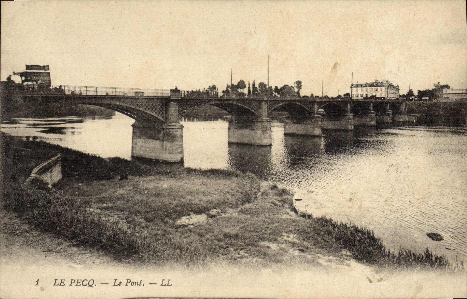 CPA Le Pecq Le Pont
