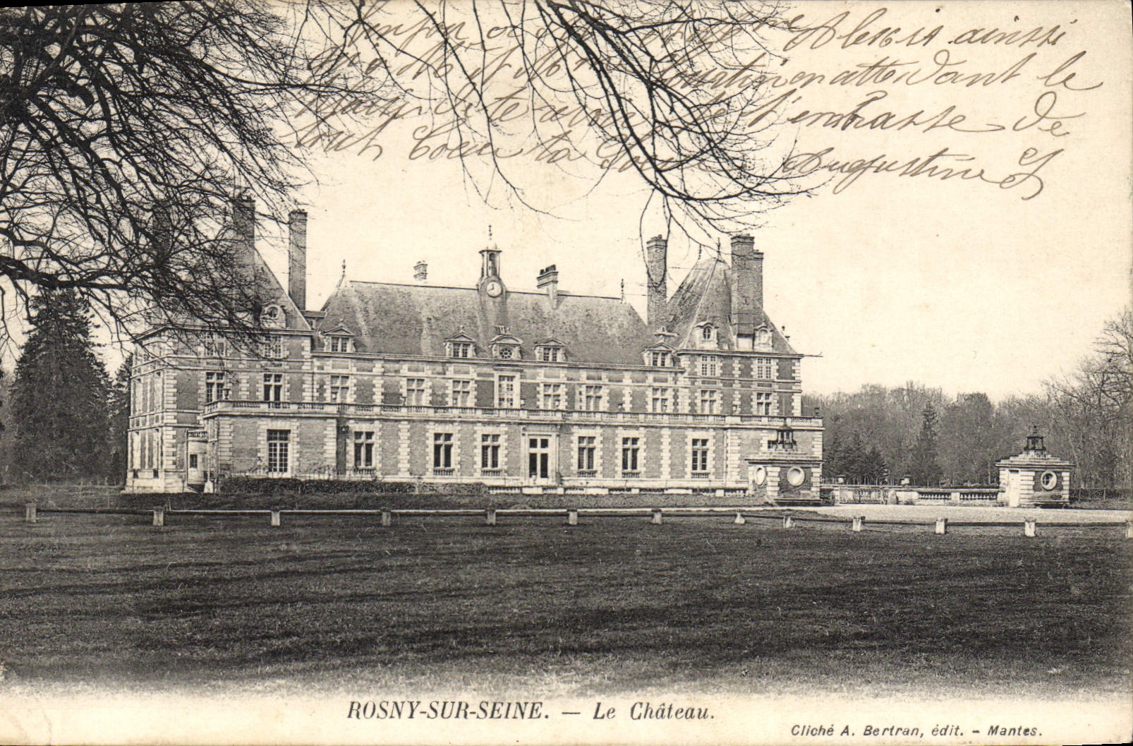 CPA Rosny Sur Seine Le Château