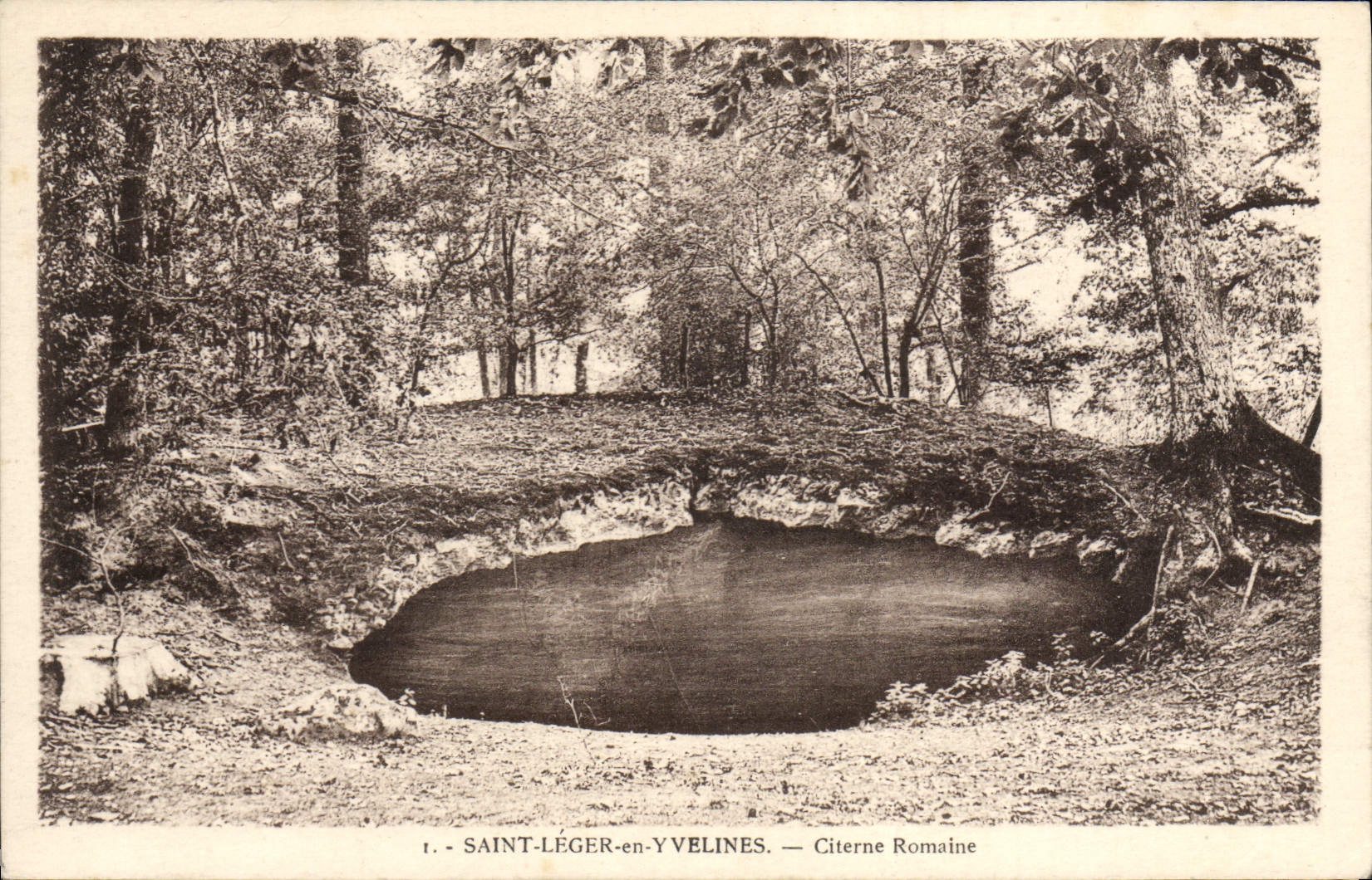 CPA Saint Leger En Yvelines Citerne Romaine
