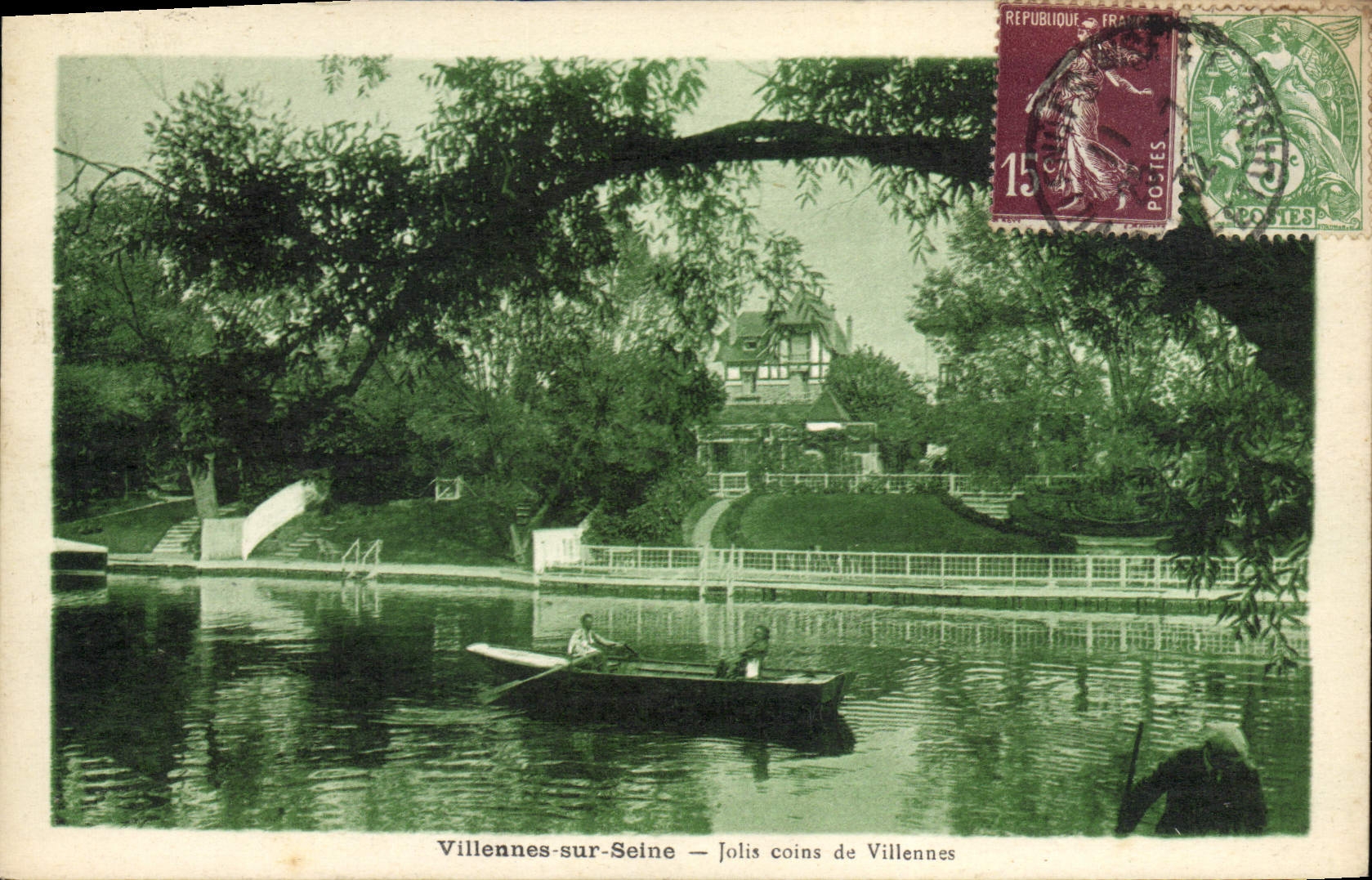 CPA Villennes Sur Seine Jolis Coins