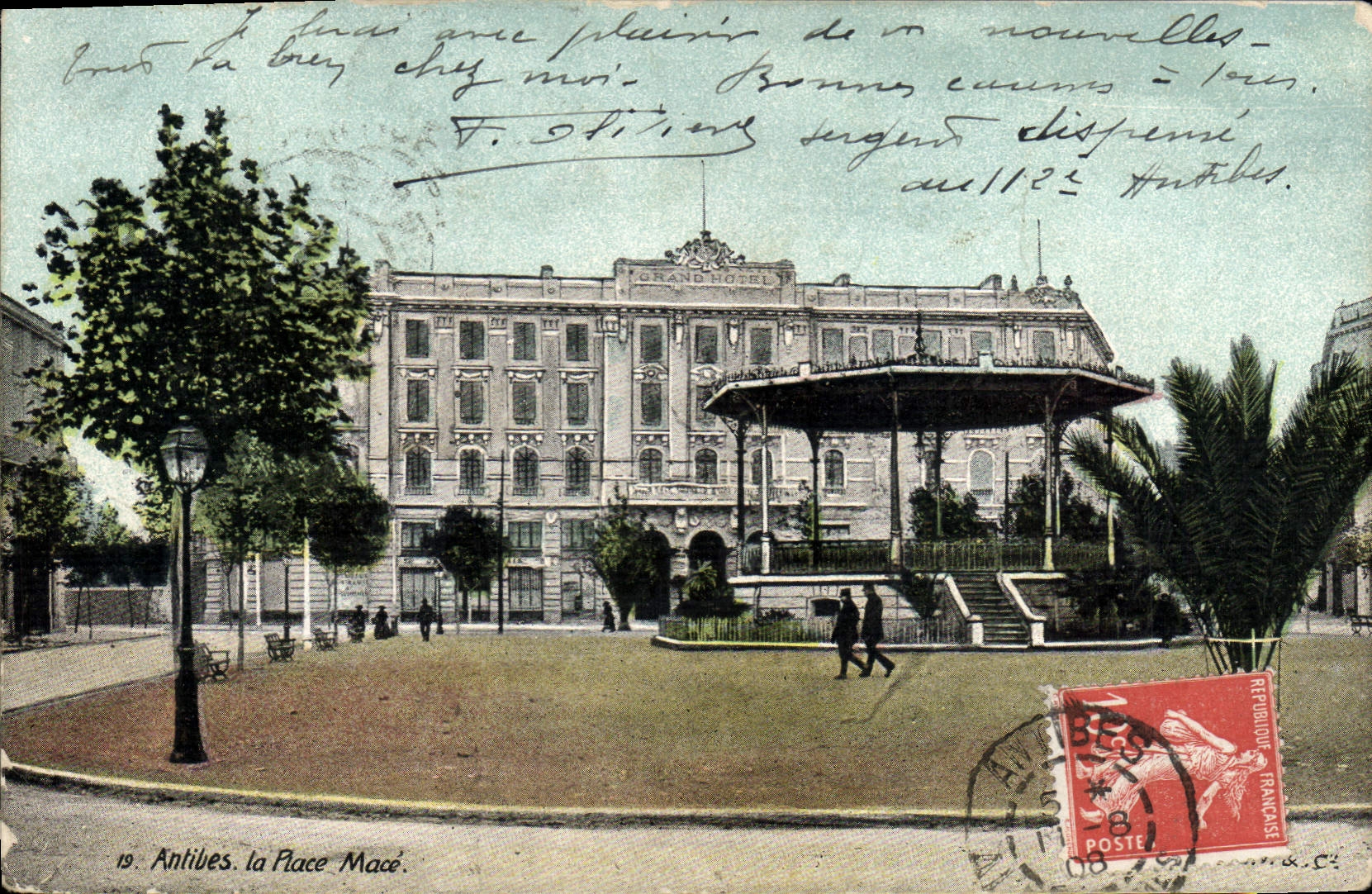 CPA Antibes La Place Mace
