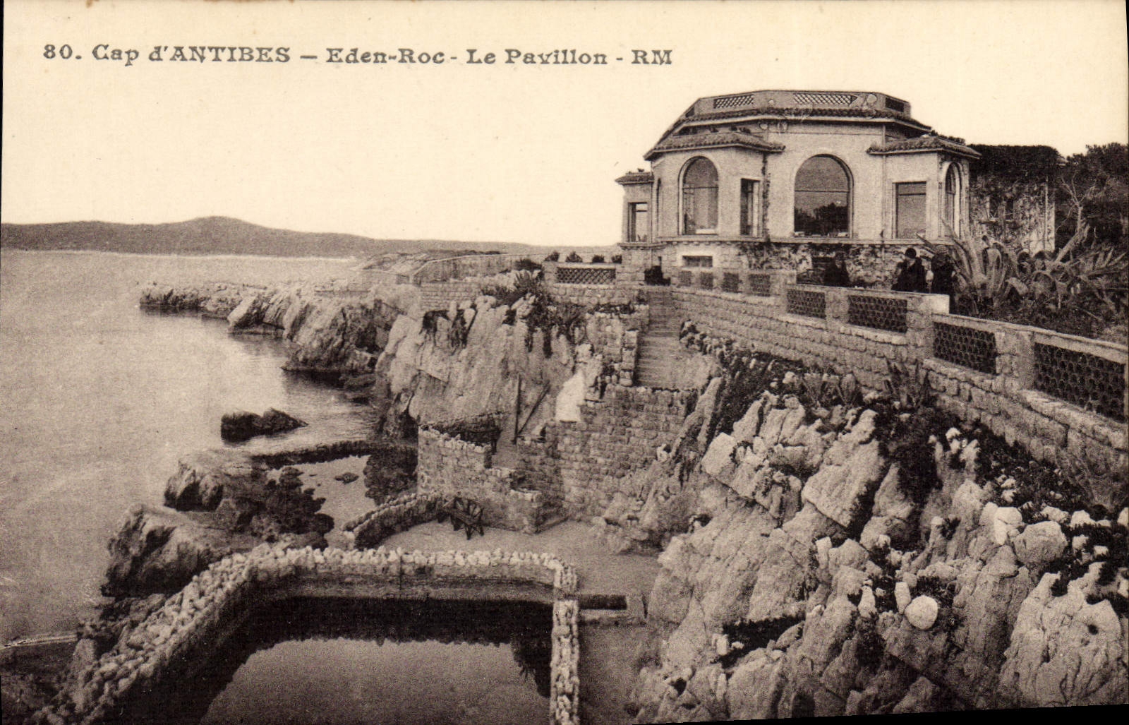 CPA Hotel Du Cap D'Antibes Le Pavillon Eden Roc Et La Piscine
