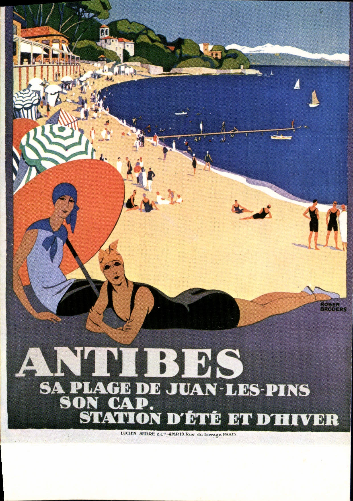 CPSM Antibes Par Roger Broders