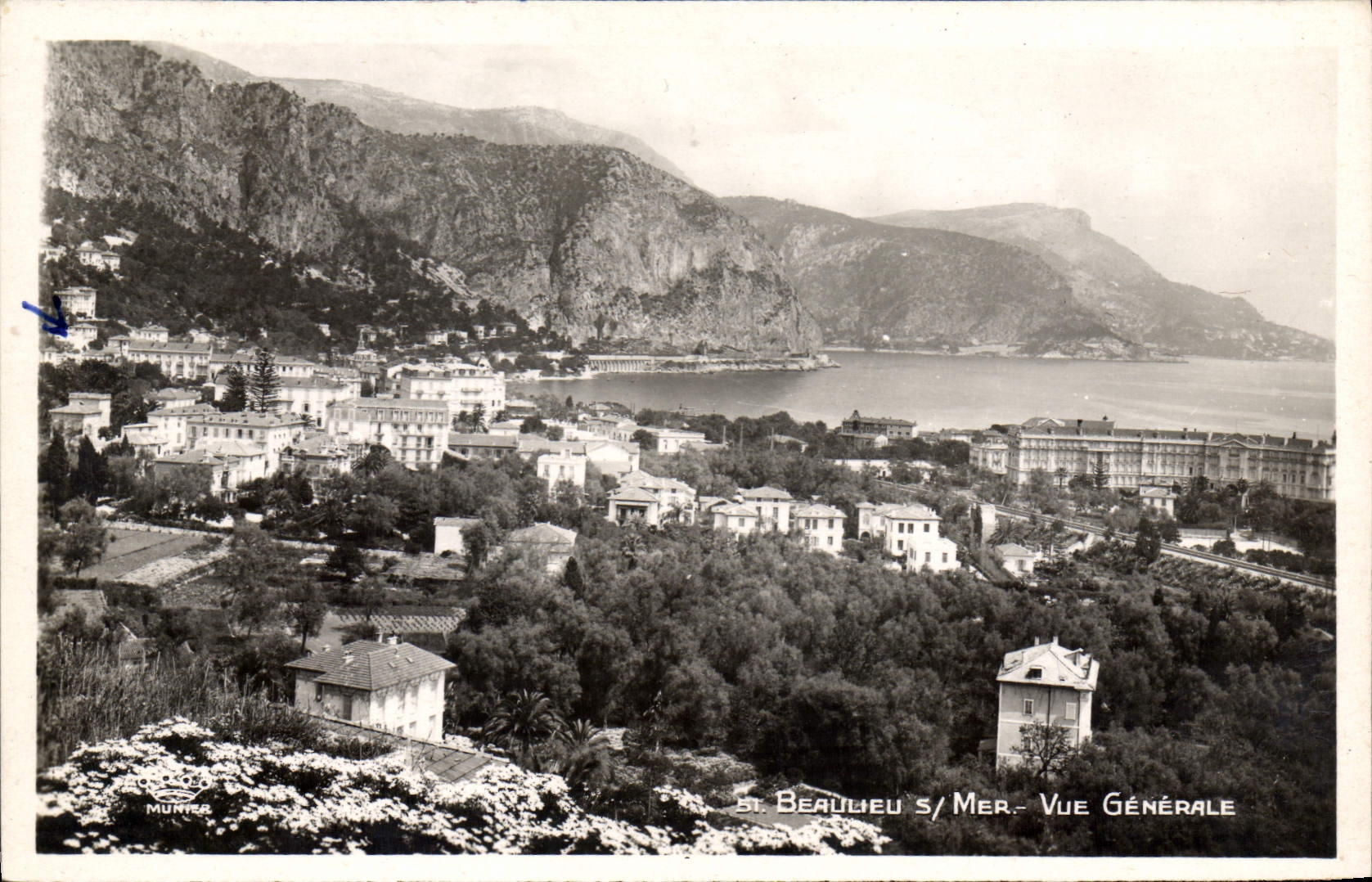 CPA Beaulieu Sur Mer Vue Generale