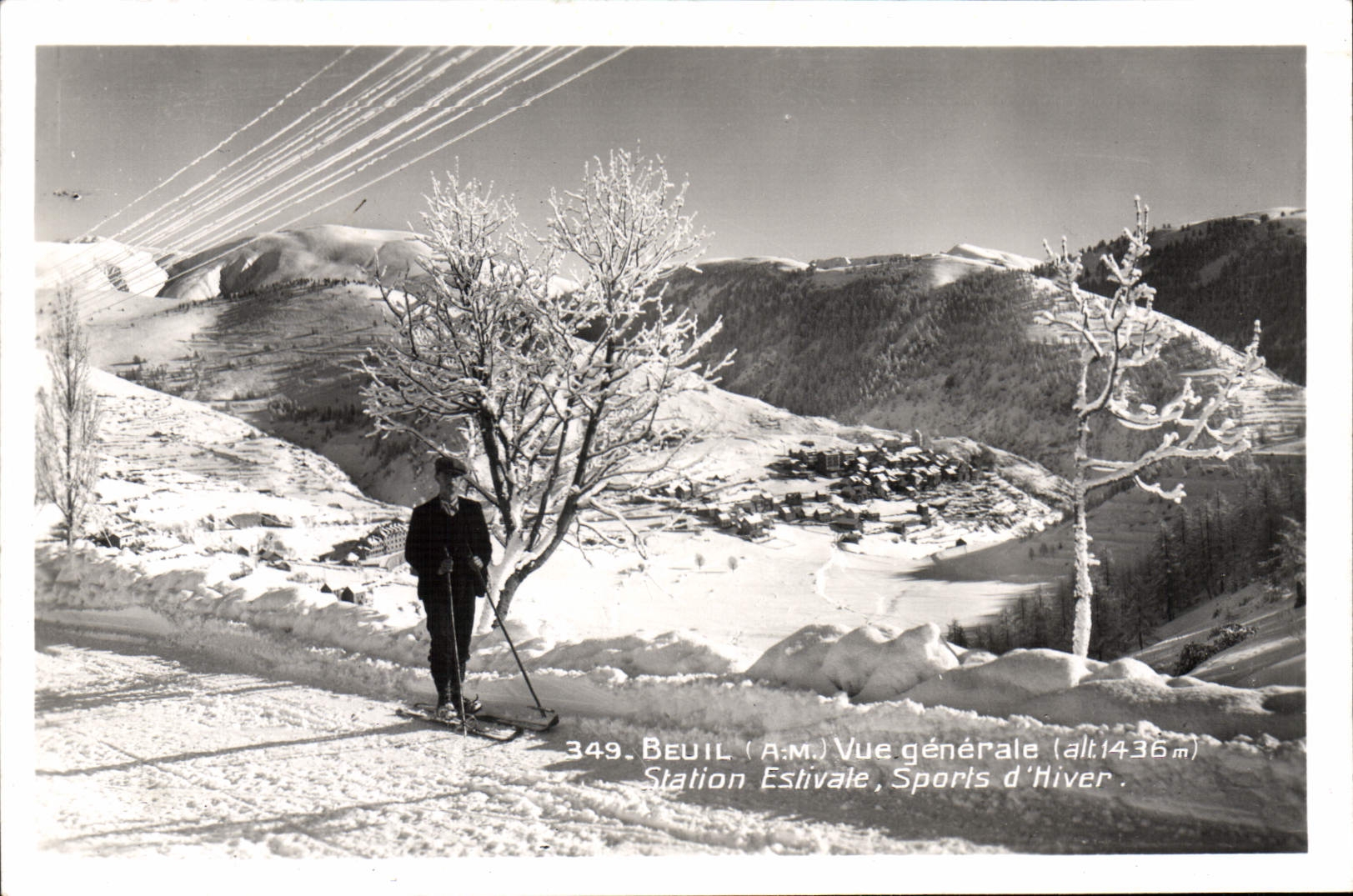 CPA Beuil Vue Generale vue générale Station Estivale sports d'hiver
