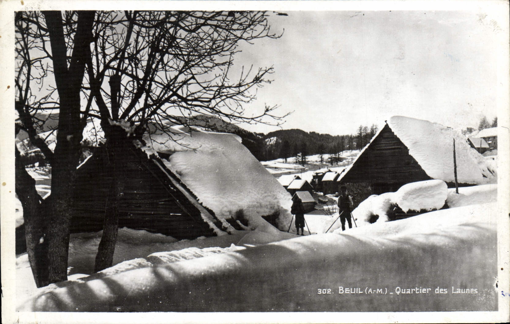CPA Beuil Quartier Des Launes