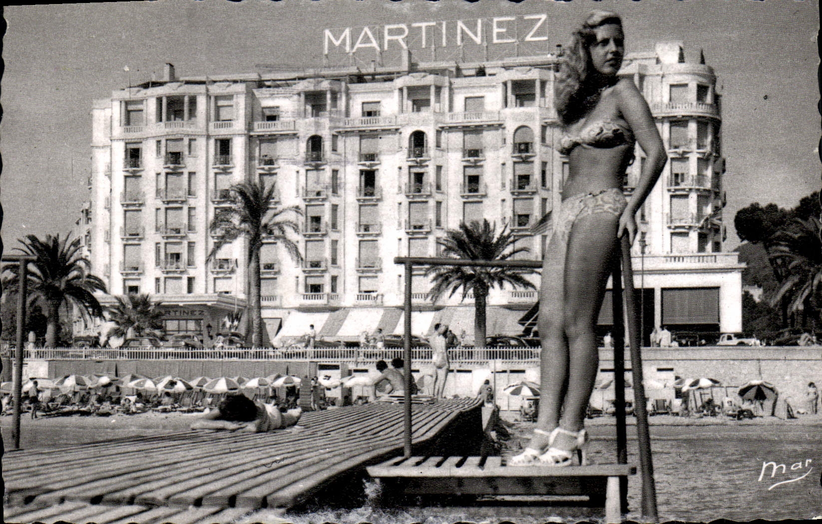 CPA Cannes Le Martinez starlette