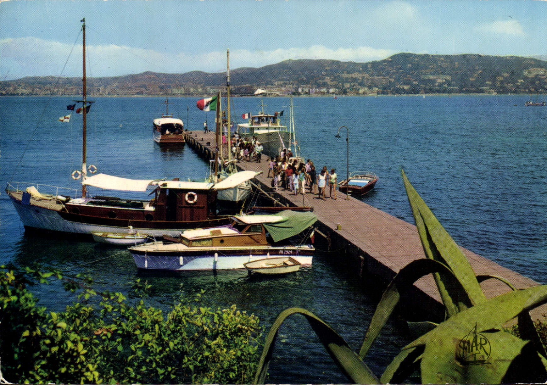 CPSM Cannes Ile Sainte Marguerite Le Debarcadere