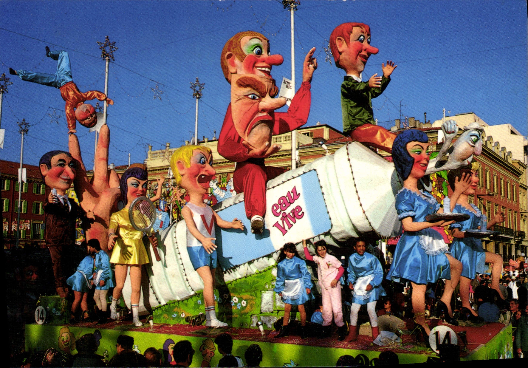 CPSM NICE Carnaval Roi De La Pub eau vive