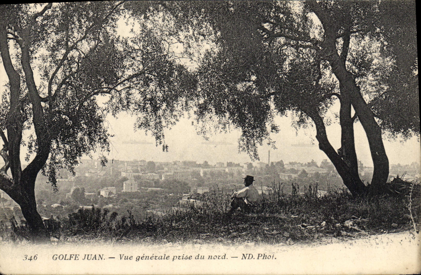 CPA Golfe Juan Vue Generale Prise Du Nord