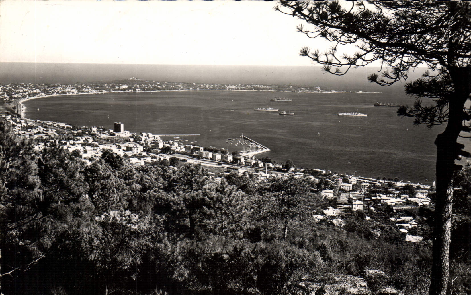 CPA Golfe Juan Panorama Sur Le Golfe Et Le Cap D'Antibes
